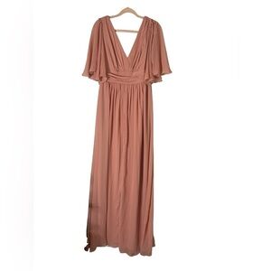 NWT After Six size 10-RL‎ dress gown Desert Rose